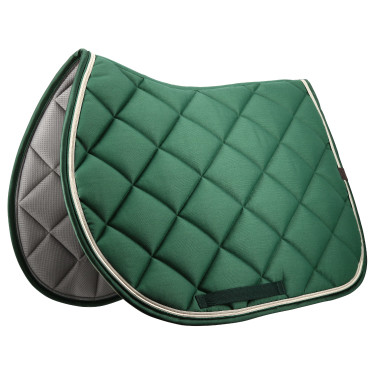 Satteldecke Equithème Classic Dunkelgrün Gr&uuml;n