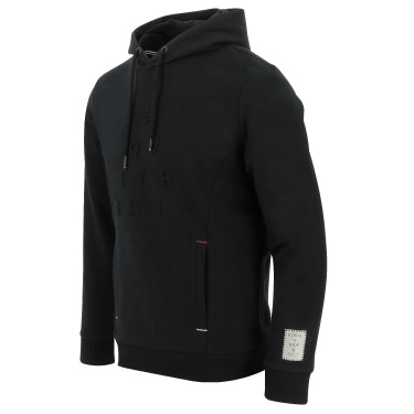 Sweat Equithème Camille Unisex mit Kapuze Schwarz