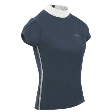 Polo Equithème Ocala Kurzarm Marineblau