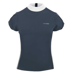 Polo Equithème Ocala Kurzarm Marineblau