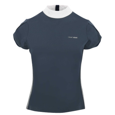 Polo Equithème Ocala Kurzarm Marineblau