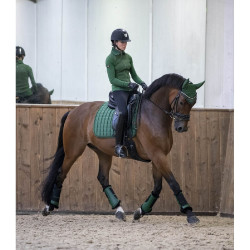LeMieux Loire Classic Dressur Schabracke Jägergrün Grün LeMieux Loire Classic Dressur Schabracke Jägergrün Grün