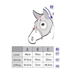 Titanium-Anti-Stress-Maske Lami-Cell mit Ohren