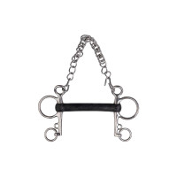 Pelham-Gebiss Metalab weiches Gummi gerade