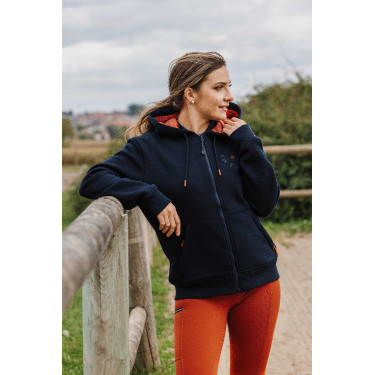 Pull-on Equithème Brigitte Silikon-Vollbesatz Orange