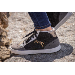 Jupiter High Top Sneakers Pénélope Schwarz / Grau