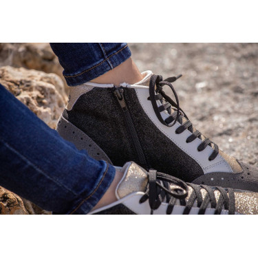 Jupiter High Top Sneakers Pénélope Schwarz / Grau