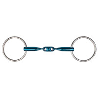 Gebiss 2 Ringe Metalab Eco Blue doppelt gebrochen