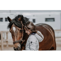 Gewatteerde jas Equithème Lara kind