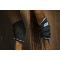 Eisgamaschen Ice Boots Lami-Cell Schwarz / Blau