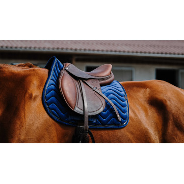 Satteldecke Equithème Glossy Marineblau