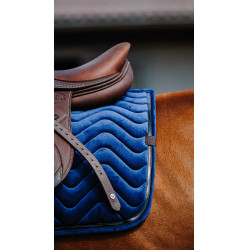 Satteldecke Equithème Glossy Marineblau