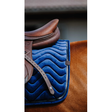 Satteldecke Equithème Glossy Marineblau
