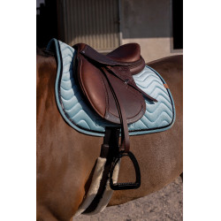 Satteldecke Equithème Glossy Hellgrün Grün Satteldecke Equithème Glossy Hellgrün Grün