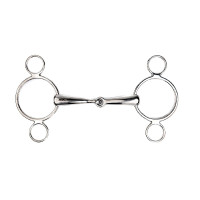 Verstellbares Gebiss Metalab 3 Ringe Verstellbares Gebiss Metalab 3 Ringe