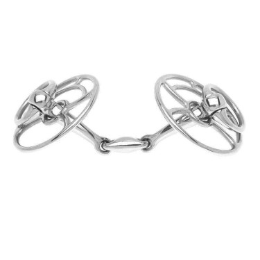 Gebiss Aufziehtrense Metalab JW doppelt gebrochen