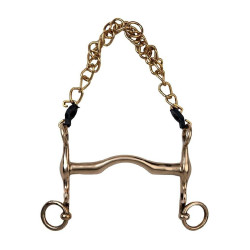 Gebiss Metalab Cyprium mit kurzen Schenkeln