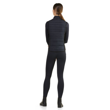 Ärmellose gesteppte Weste Ego7 Dea Damen mit Stretch-Seiten Marine Marineblau