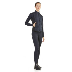 Ärmellose gesteppte Weste Ego7 Dea Damen mit Stretch-Seiten Marine Marineblau