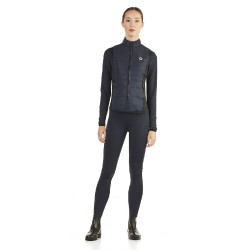 Ärmellose gesteppte Weste Ego7 Dea Damen mit Stretch-Seiten Marine Marineblau