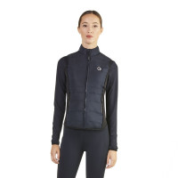 Ärmellose gesteppte Weste Ego7 Dea Damen mit Stretch-Seiten Marine Marineblau