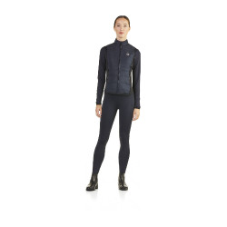Ärmellose gesteppte Weste Ego7 Dea Damen mit Stretch-Seiten Marine Marineblau