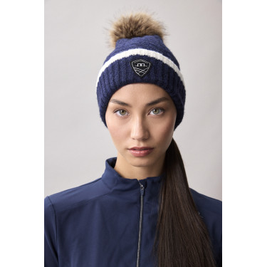 Horseware AA Monogram Bommelmütze Marine Marineblau