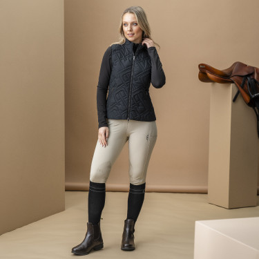 Ärmellose Daunenweste Horseware AA Neve Monogram Damen Schwarz