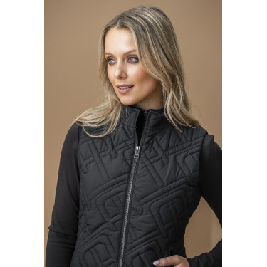 Ärmellose Daunenweste Horseware AA Neve Monogram Damen Schwarz