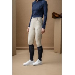 Damenreithose Hybrid Horseware mit Vollbesatz AA Fina Beige