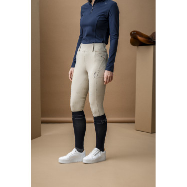 Damenreithose Hybrid Horseware mit Vollbesatz AA Fina Beige