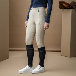 Damenreithose Hybrid Horseware mit Vollbesatz AA Fina Beige