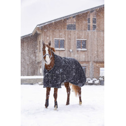 Wasserdichte Riding World Oxford Decke Schwarz