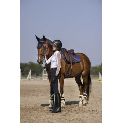 Reithose Equithème Safir Marine / Schwarz Blau