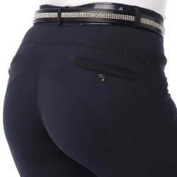 Reithose Equithème Safir Marine / Schwarz Blau