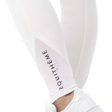 Reithose Equithème Safir Weiß / Blau Wei&szlig;