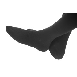 Pénélope Luxus-Strass-Socken Schwarz / Silber