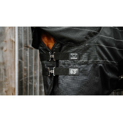 Wasserdichte Tyrex Equithème Lumin 600D Fliegendecke Schwarz Wasserdichte Tyrex Equithème Lumin 600D Fliegendecke Schwarz