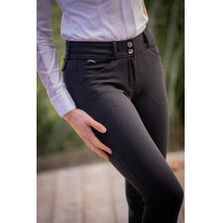 Reithose Pénélope New Point Sellier Damen Schwarz
