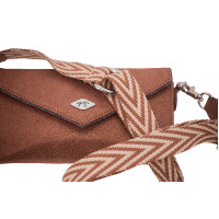 Pénélope-Handytasche New Phone Pocket Glitter Cognac / Glitzer