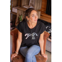 Camiseta PENELOPE - Funky Schwarz