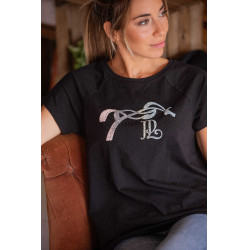 Camiseta PENELOPE - Funky Schwarz