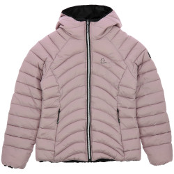 Daunenjacke Ich liebe dich Equithème Lutha Schwarz / Rosa