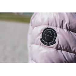 Daunenjacke Ich liebe dich Equithème Lutha Schwarz / Rosa