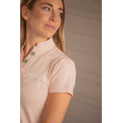 Damen-Polo Pénélope Victorine Pfirsich Rosa