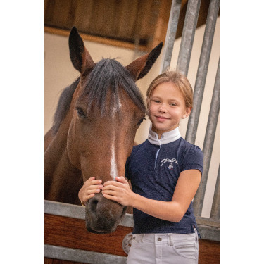 Wettkampf-Poloshirt Eden by PL Madrid Marineblau