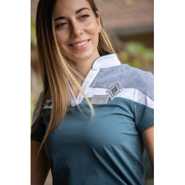 Polo Pénélope Indy Entenblau