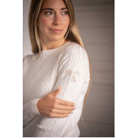 Damenpullover Pénélope Virginia Ecru Wei&szlig;