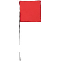 Ethologischer Stick mit Hippotonic-Flagge Rot