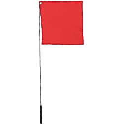 Ethologischer Stick mit Hippotonic-Flagge Rot